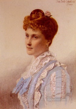 victorian victoria Painting - Portrait Of Anita Smith Victorian painter Anthony Frederick Augustus Sandys